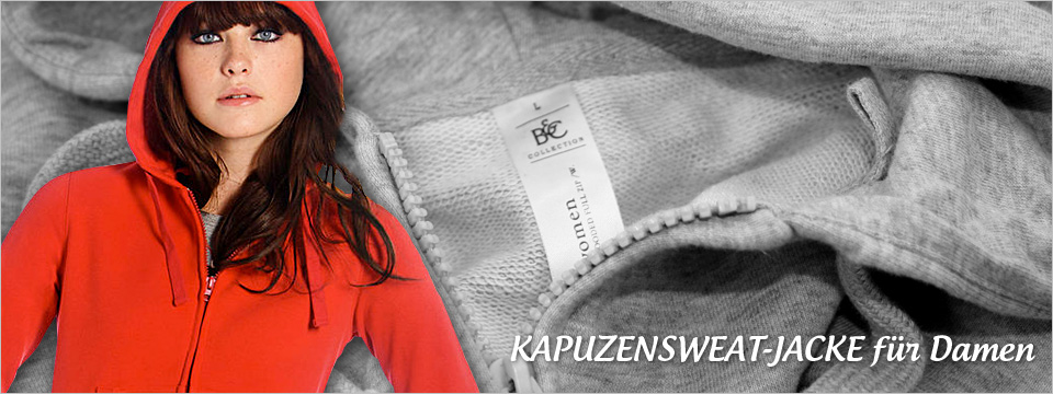 Die Kapuzenjacke für Damen von B & C