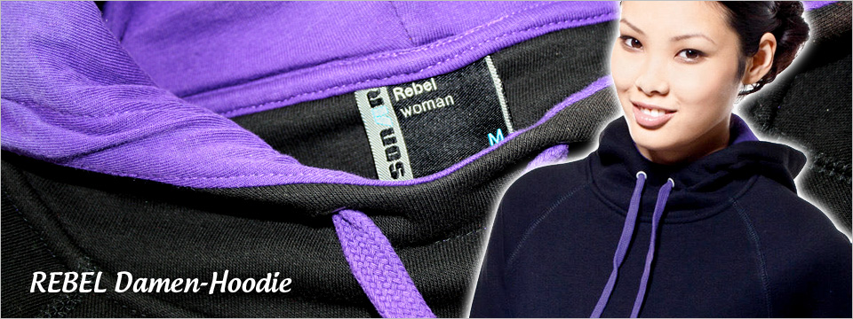 Rebel - der stylische Hoodie für Damen