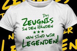 Abschluss T-Shirts bedrucken lassen