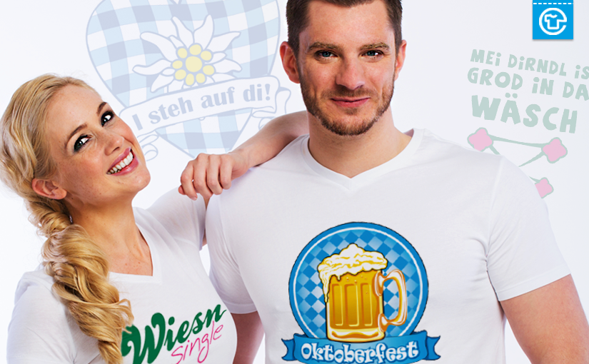 Dein Oktoberfest Shirt einfach selbst gestalten auf www.bandyshirt.com