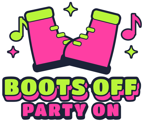 Après-Ski-Motiv Boots off – Party on