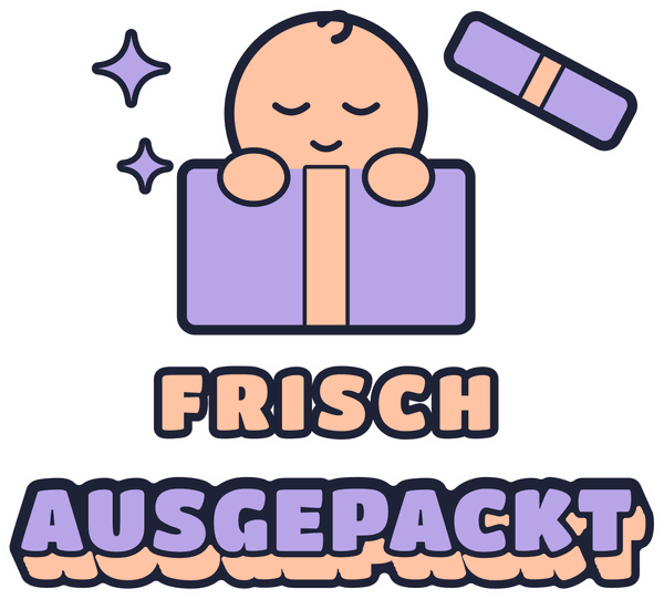 Babys-erstes-Weihnachten-Motiv Frisch ausgepackt