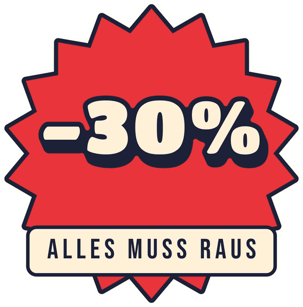 Black-Week-Motiv -30% Alles muss raus