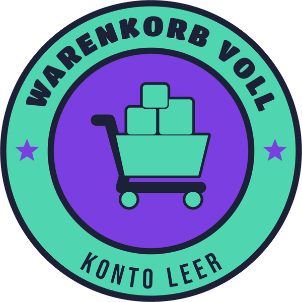 Black-Week-Motiv Warenkorb voll
