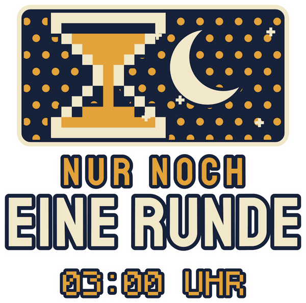 Gamer-Motiv Nur noch eine Runde