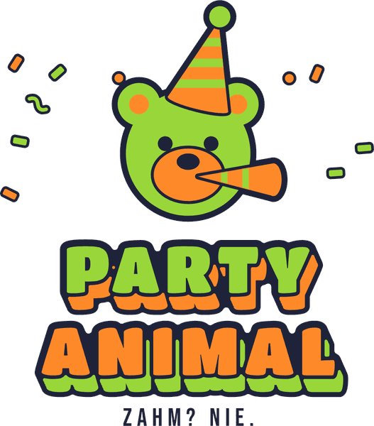 Geburtstags-Motiv Party Animal