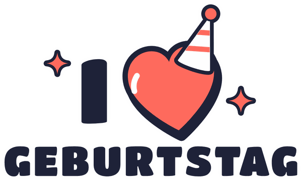 Geburtstags-Motiv I ♥ Geburtstag
