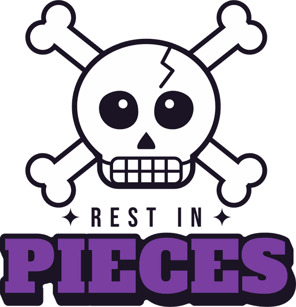 Halloween-Motiv Rest in Pieces