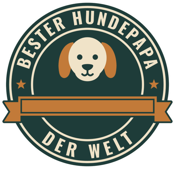 Haustier-Motiv Bester Hundepapa der Welt