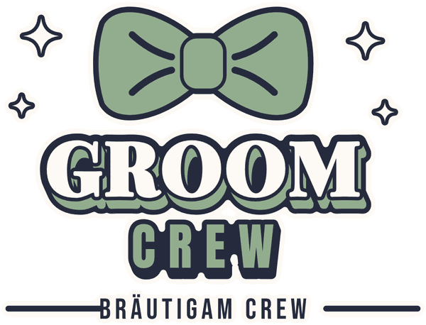 Hochzeits-Motiv Groom Crew