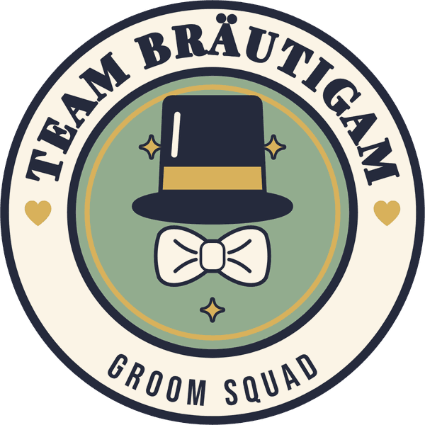Hochzeits-Motiv Team Bräutigam