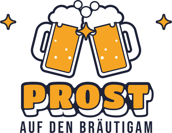 JGA-Motiv Prost auf den Bräutigam
