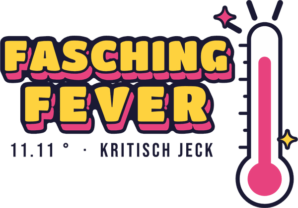 Karnevals-Motiv Fasching Fever