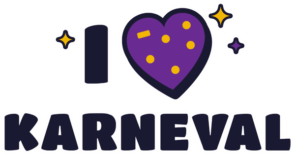 Karnevals-Motiv I ♥ Karneval