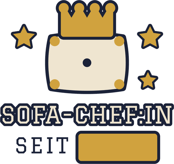 Kissen-Motiv Sofa-Chef:in seit [Jahr]