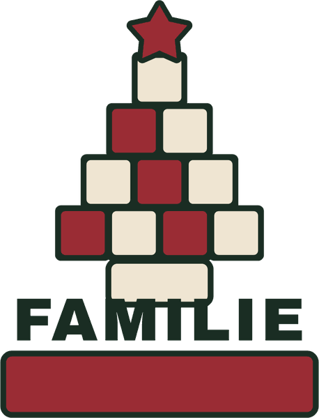 Kissen-Motiv Familie [Nachname] [Jahr]