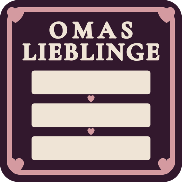 Kissen-Motiv Omas Lieblinge