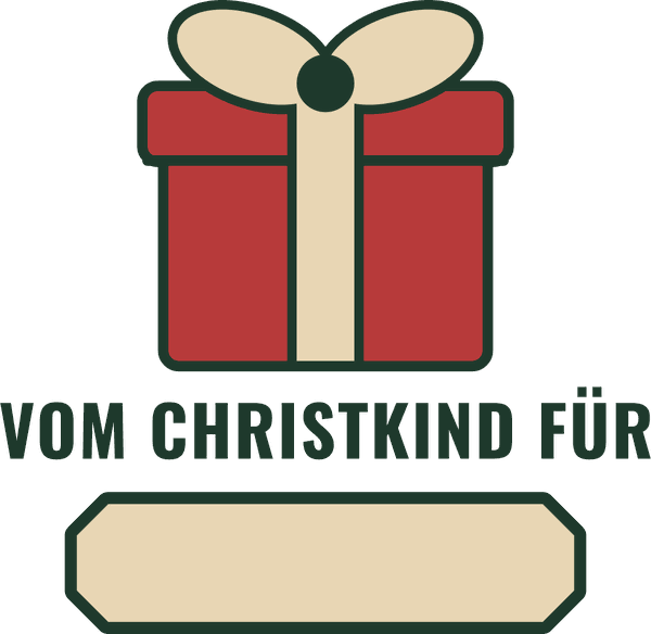 Kuscheltier-Motiv Vom Christkind für