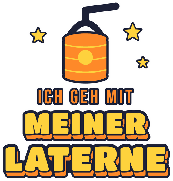 Laternen-Motiv Ich geh mit meiner Laterne