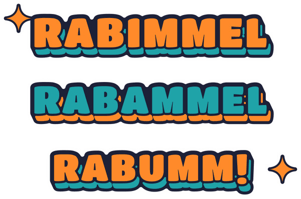 Laternen-Motiv Rabimmel Rabammel Rabumm