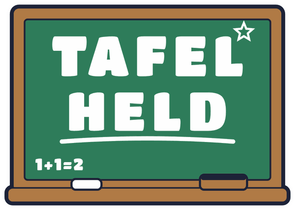 Lehrer-Motiv Tafel-Held