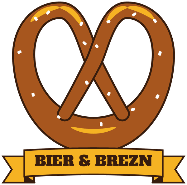 Oktoberfest-Motiv Bier & Brezn