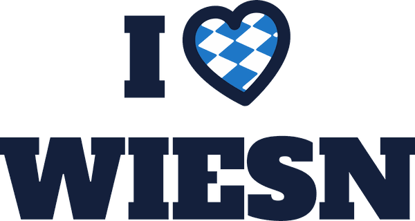 Oktoberfest-Motiv I ♥ Wiesn