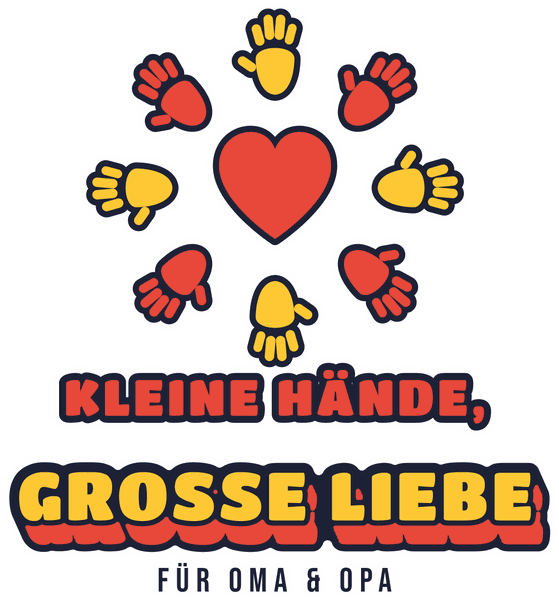 Oma-Opa-Motiv Kleine Hände, große Liebe