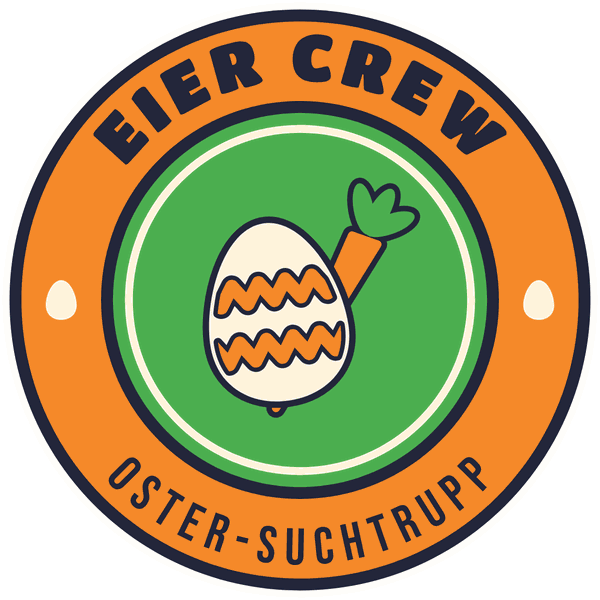 Oster-Motiv Eier Crew
