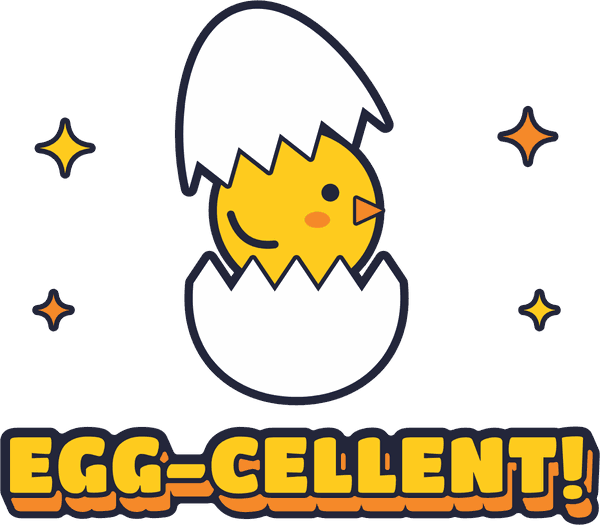 Oster-Motiv Egg-cellent!