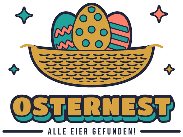 Oster-Motiv Osternest