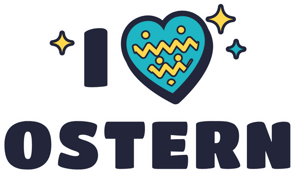 Oster-Motiv I ♥ Ostern