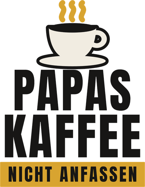 Papa-Motiv Papas Kaffee – nicht anfassen