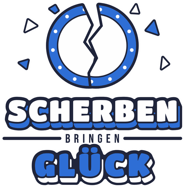 Polterabend-Motiv Scherben bringen Glück