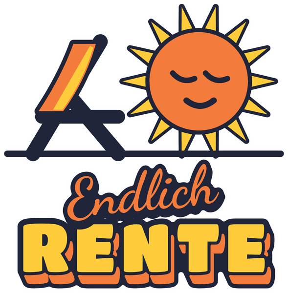 Ruhestands-Motiv Endlich Rente