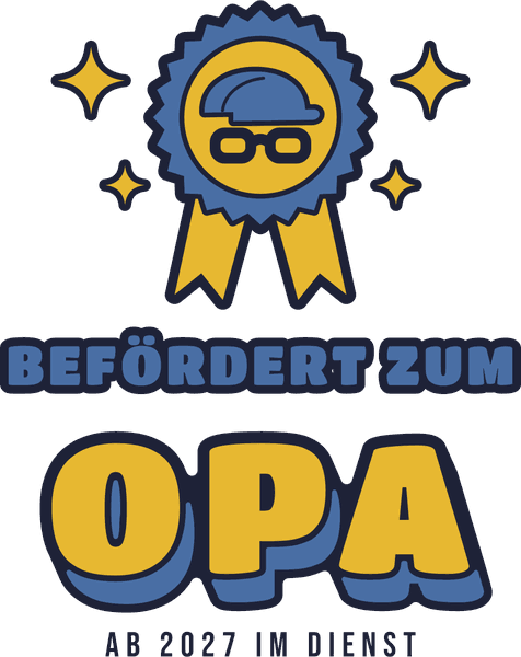 Babynews-Motiv Befördert zum Opa