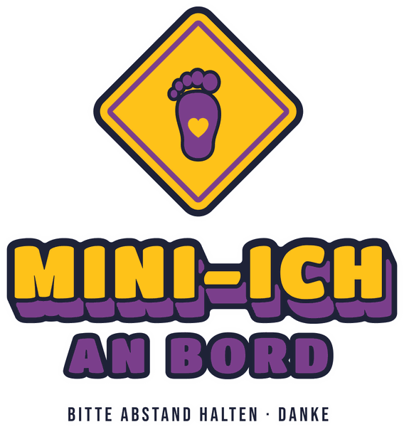 Babynews-Motiv Mini-Ich an Bord