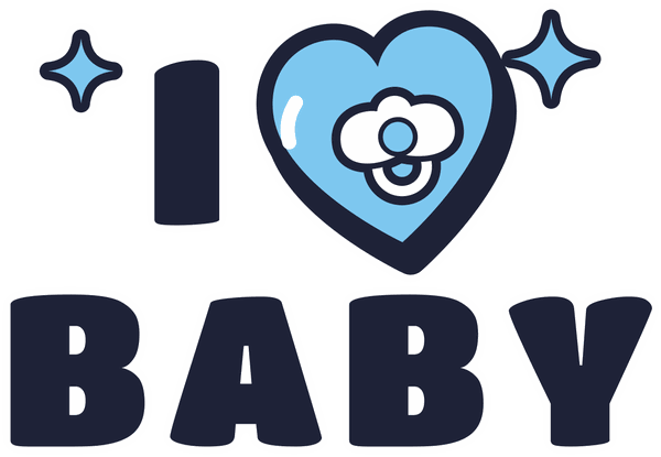 Babynews-Motiv I ♥ Baby
