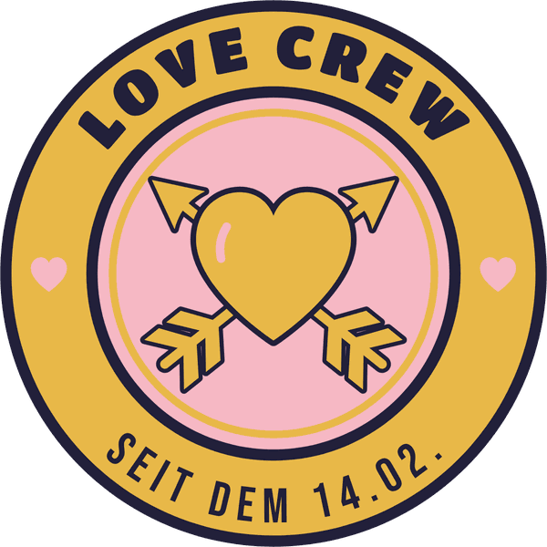 Valentins-Motiv Love Crew