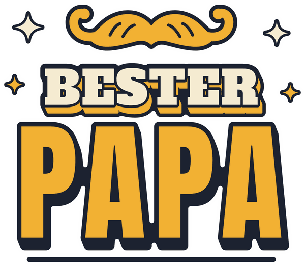 Vatertags-Motiv Bester Papa