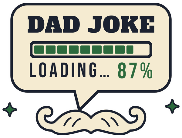 Vatertags-Motiv Dad Joke Loading