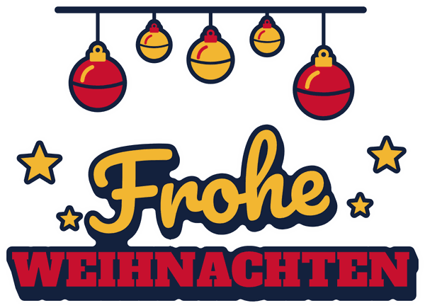 Weihnachts-Motiv Frohe Weihnachten