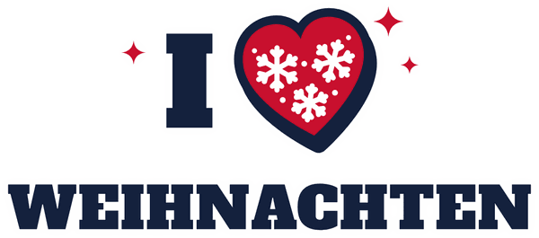Weihnachts-Motiv I ♥ Weihnachten