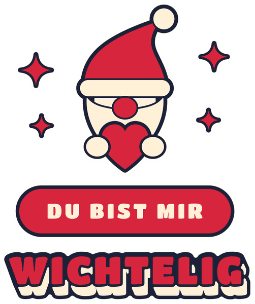 Wichtel-Motiv Du bist mir wichtelig